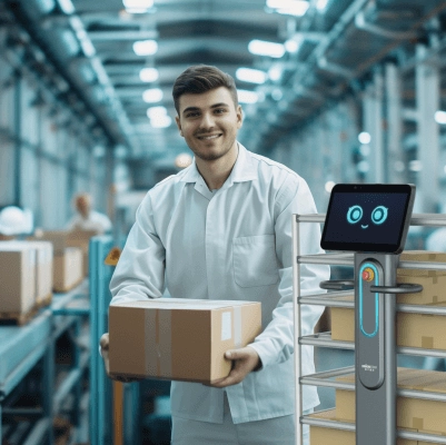 Flexibel einsetzbarer Logistikroboter